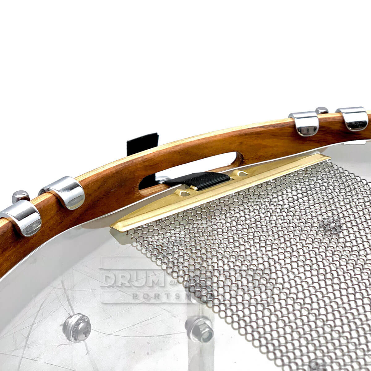 Dunnett Classic Stainless Steel Snare Drum 14x7 w/Acacia Hybrid Hoops - Drum Center Of Portsmouth