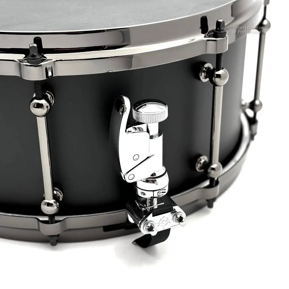 Dunnett Classic Titanium Tourbillon Snare Drum 14x6.5 Black on Black - Drum Center Of Portsmouth