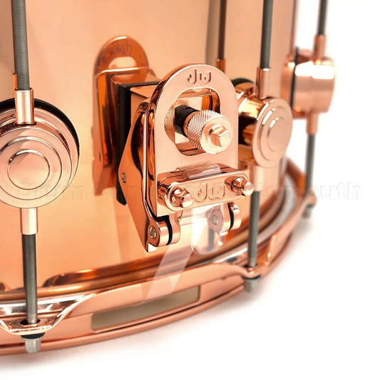 DW Collectors 3mm Copper Snare Drum 14x6.5 w/Copper Hardware - Drum Center Of Portsmouth