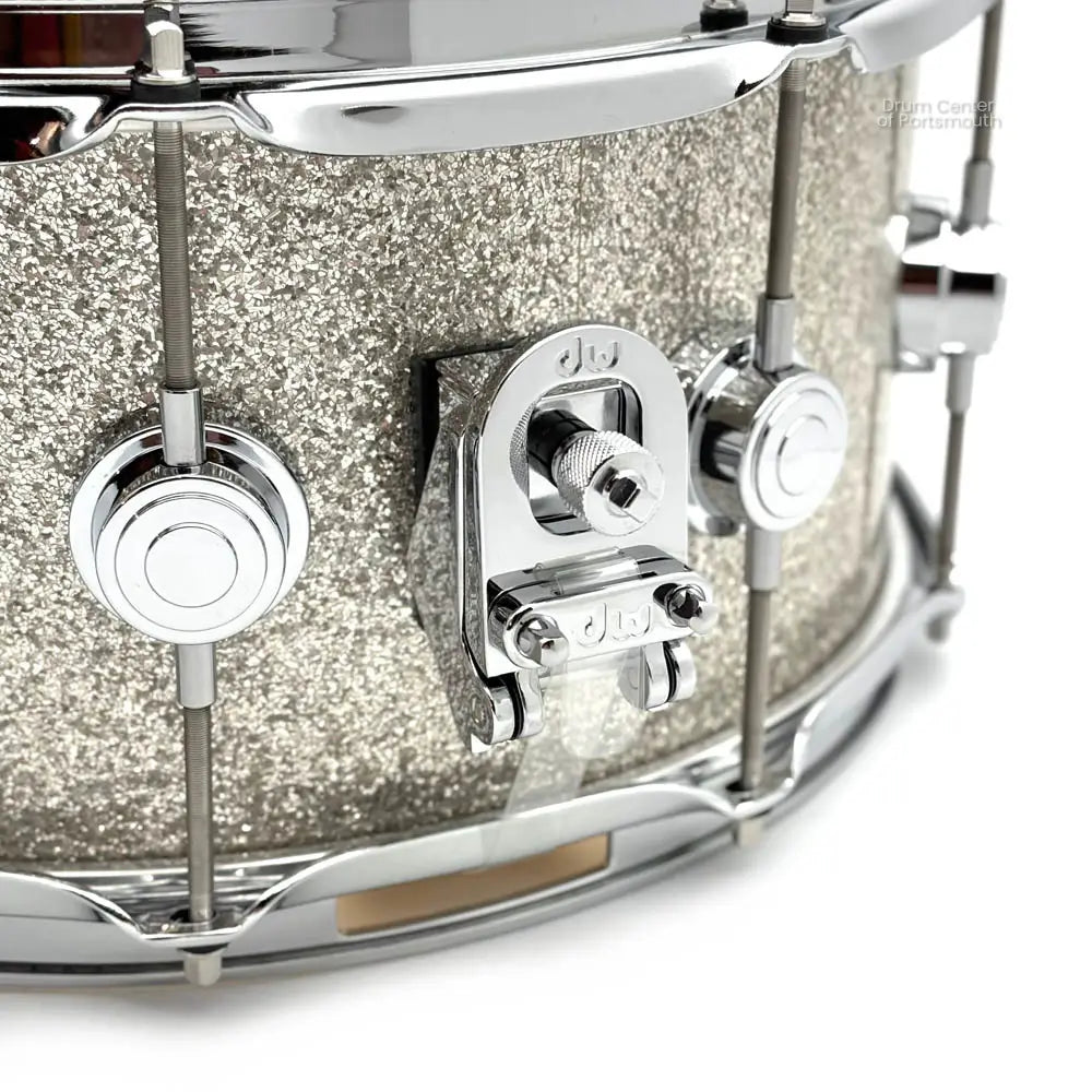 DW Collectors VLT 333 Maple Snare Drum 14x6.5 Broken Glass - Drum Center Of Portsmouth