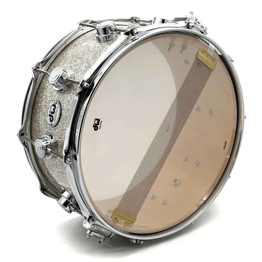 DW Collectors VLT 333 Maple Snare Drum 14x6.5 Broken Glass - Drum Center Of Portsmouth