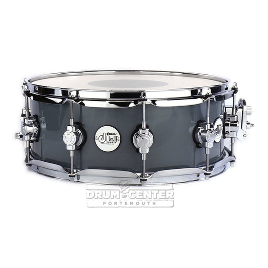 Used DW Design 14x5.5 Snare Drum Steel Gray - Drum Center Of Portsmouth
