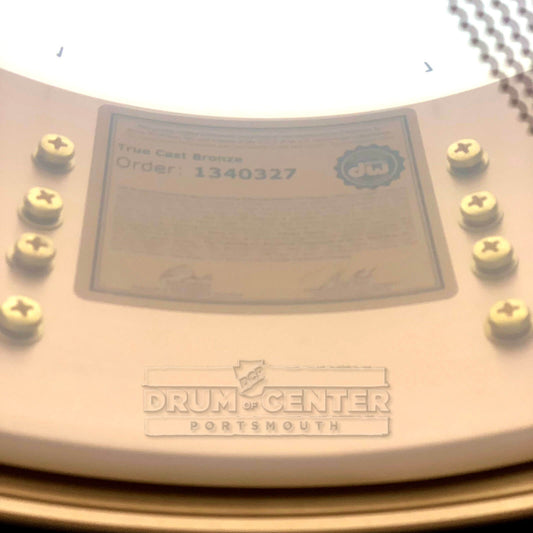DW True-Cast Snare Drum 14x5 w/Flight Case - Limited to 100 Pieces! - Drum Center Of Portsmouth
