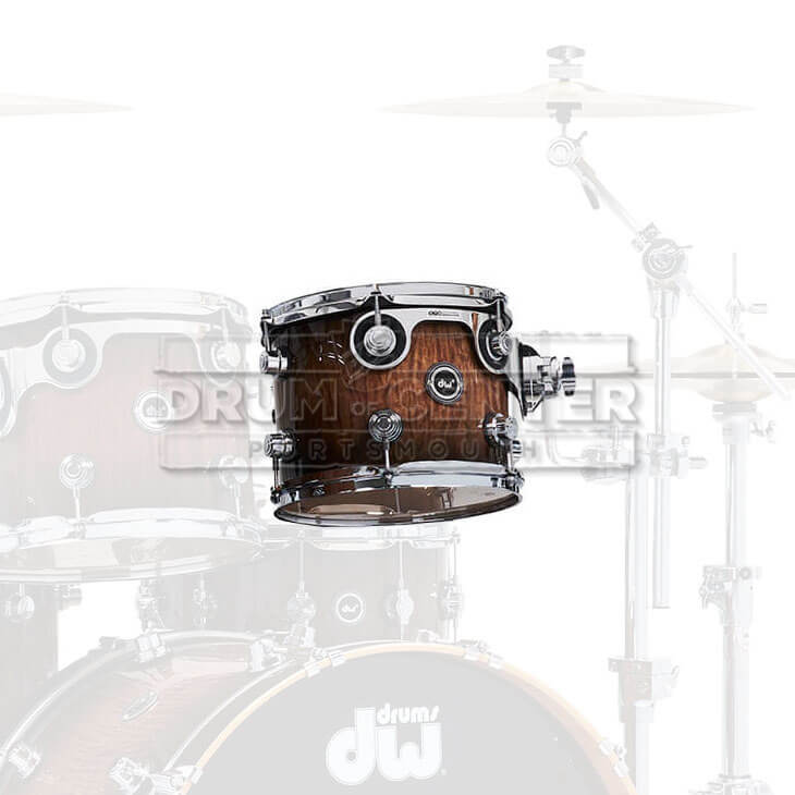 DW DWe Electronic/Acoustic Tom 10x8 Curly Maple Burst