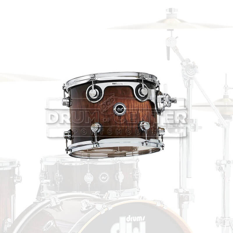 DW DWe Electronic/Acoustic Tom 12x9 Curly Maple Burst