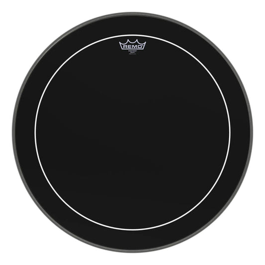 Remo Ebony Pinstripe 24" Bass Drum Head - Drum Center Of Portsmouth