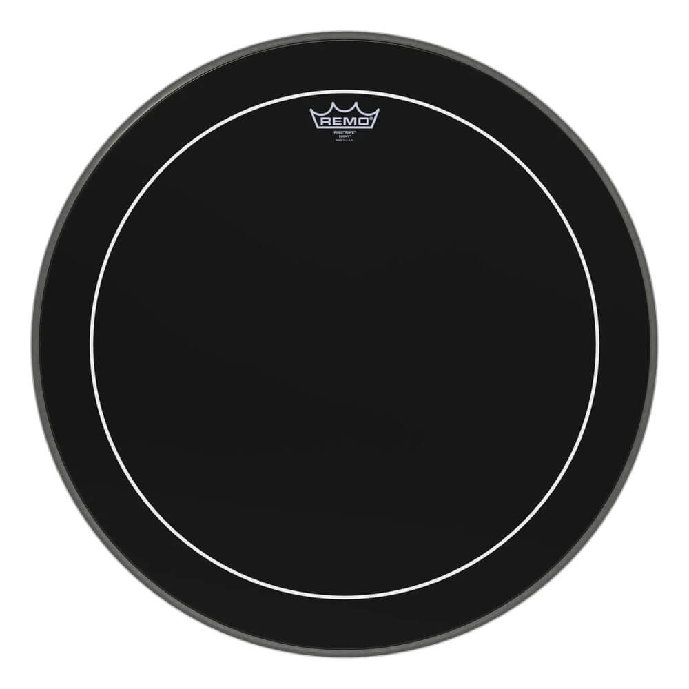 Remo Ebony Pinstripe 26" Bass Drum Head - Drum Center Of Portsmouth