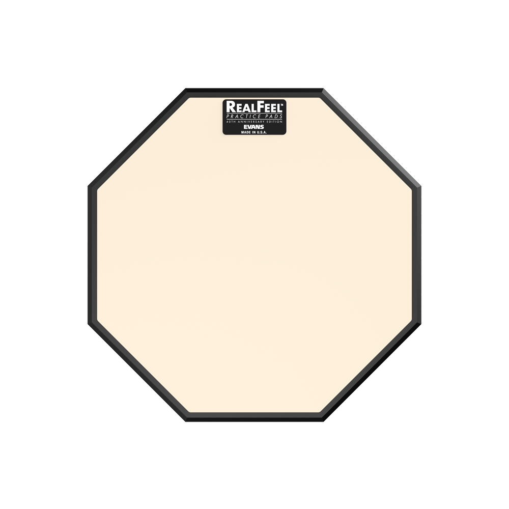 Evans RealFeel 40th Anniversary Practice Pad 12" - Drum Center Of Portsmouth