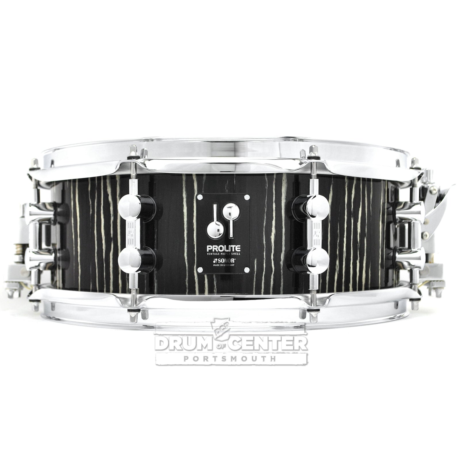 Sonor Prolite Snare Drum 13x5 Ebony White Stripes