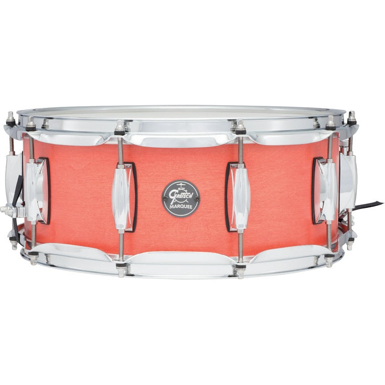 Gretsch Marquee 5.5X14 10 Lug Snare Satin Red Coral- Liquidation Deal!