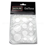 Backline Geltone Drum Dampener, EQ Knob Set Clear - Drum Center Of Portsmouth