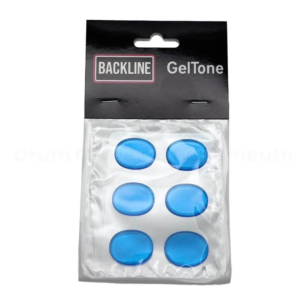 Backline Geltone Drum Dampener, Oval EQ 6pack Blue - Drum Center Of Portsmouth