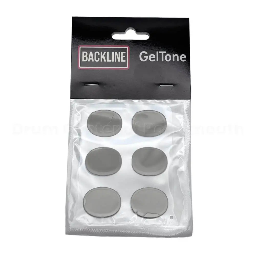 Backline Geltone Drum Dampener, Oval EQ 6pack Gray - Drum Center Of Portsmouth