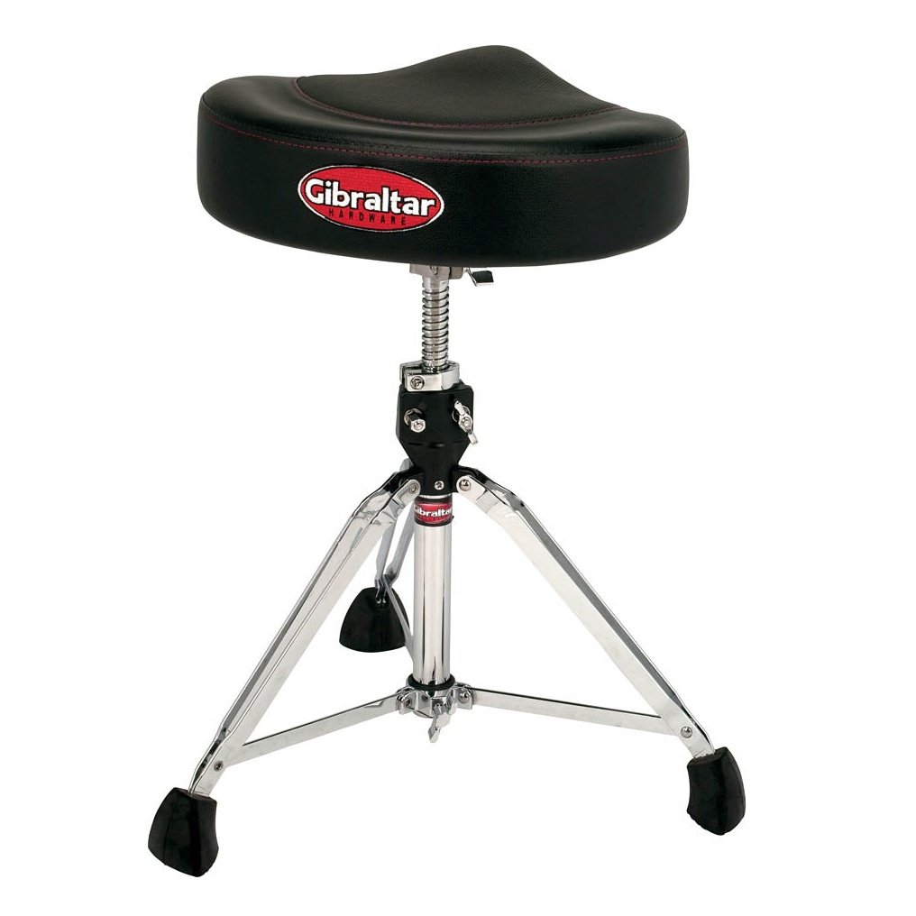 Gibraltar 9608-2T 9000 Series Two-Tone Saddle Throne All Black