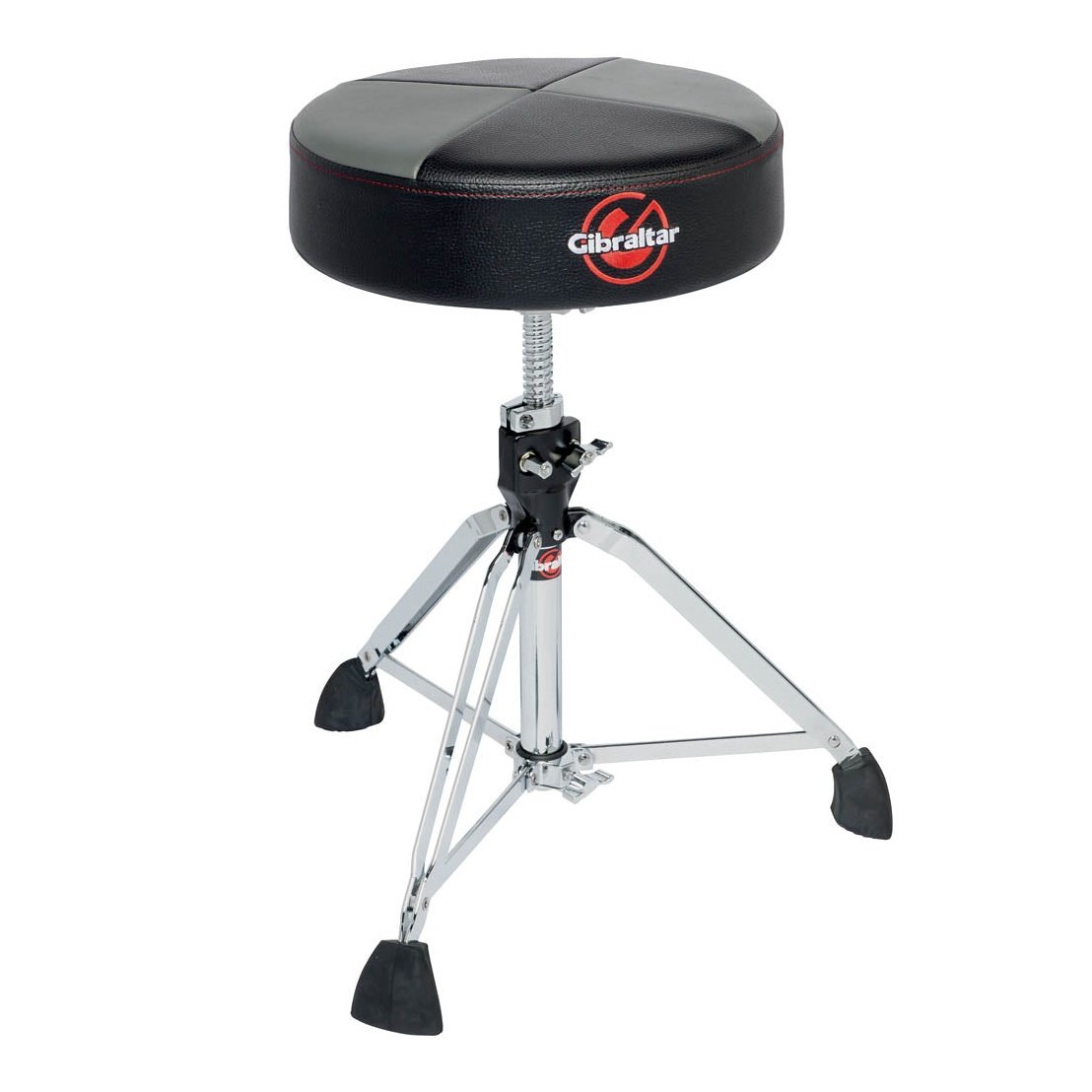 Gibraltar 9608RQPGB 9000 Series Pro Throne Round Qtrp Grey Black
