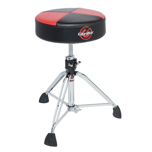 Gibraltar 9608RQPRB 9000 Series Pro Throne Round Qtrp Red Black