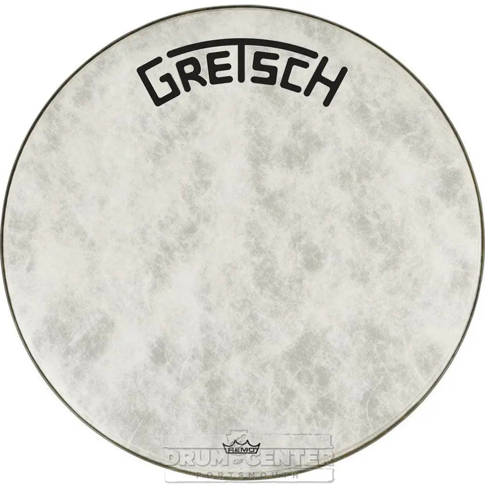 Gretsch Bass Drum Head Fiberskyn 24" w/Broadkaster Logo - Drum Center Of Portsmouth
