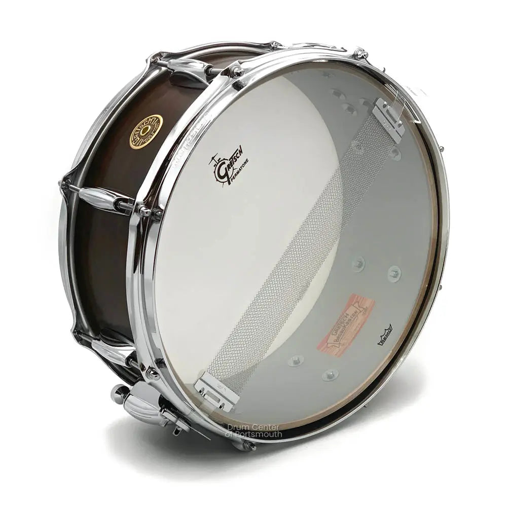 Gretsch Broadkaster Snare Drum 14x5.5 8-Lug Satin Antique Maple - Drum Center Of Portsmouth