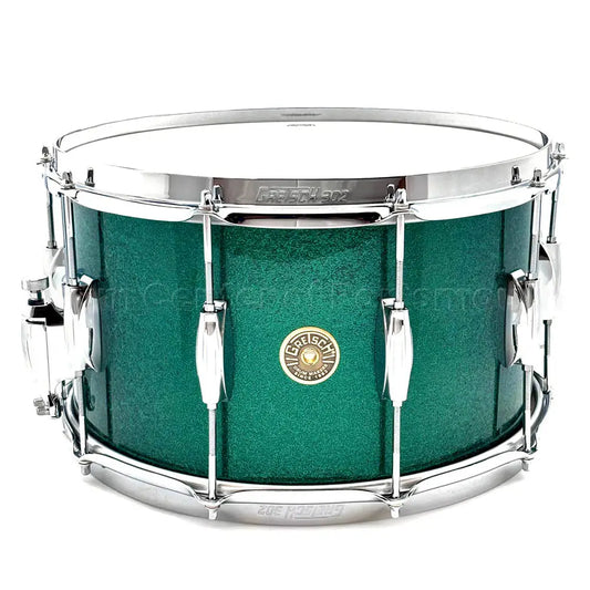 Gretsch Broadkaster Snare Drum 14x8 10-Lug Cadillac Green Sparkle - DCP Exclusive! - Drum Center Of Portsmouth