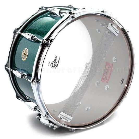 Gretsch Broadkaster Snare Drum 14x8 10-Lug Cadillac Green Sparkle - DCP Exclusive! - Drum Center Of Portsmouth