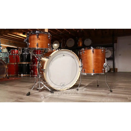 Used Gretsch Brooklyn 3pc Drum Set w/26BD Satin Mahogany - Excellent - Drum Center Of Portsmouth