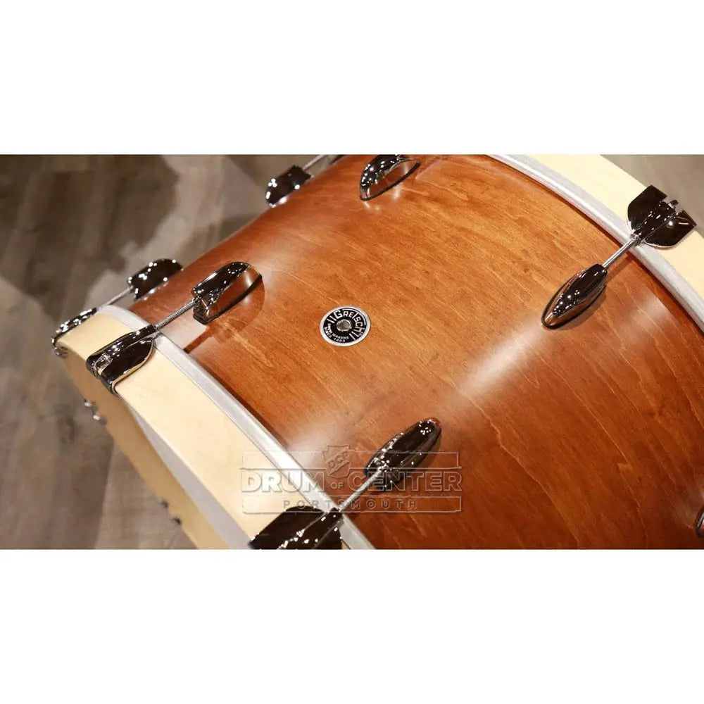 Used Gretsch Brooklyn 3pc Drum Set w/26BD Satin Mahogany - Excellent - Drum Center Of Portsmouth