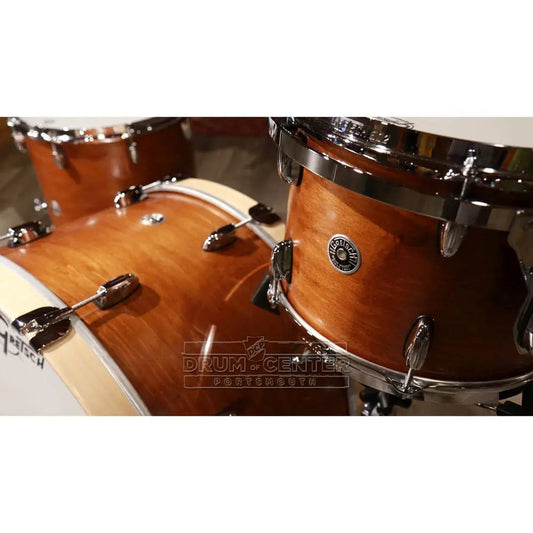 Used Gretsch Brooklyn 3pc Drum Set w/26BD Satin Mahogany - Excellent - Drum Center Of Portsmouth