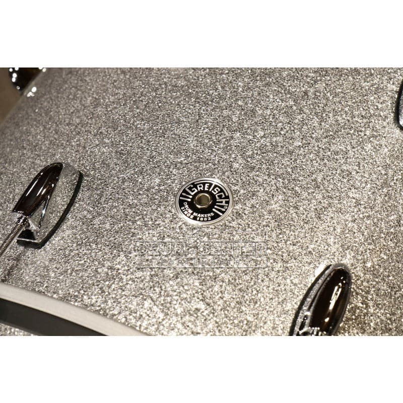 Used Gretsch Brooklyn 3pc Drum Set w/26BD Silver Sparkle - Excellent - Drum Center Of Portsmouth
