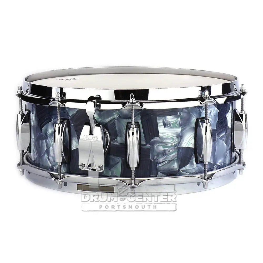 Used Gretsch Brooklyn Snare Drum 14x5.5 10-Lug Abalone - Excellent - Drum Center Of Portsmouth