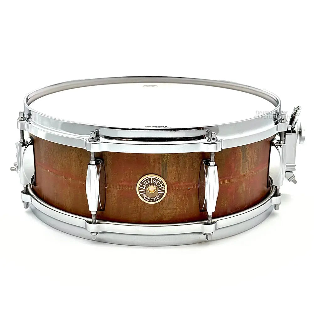 Gretsch USA Bronze Snare Drum 14x5 Aged Patina - Drum Center Of Portsmouth