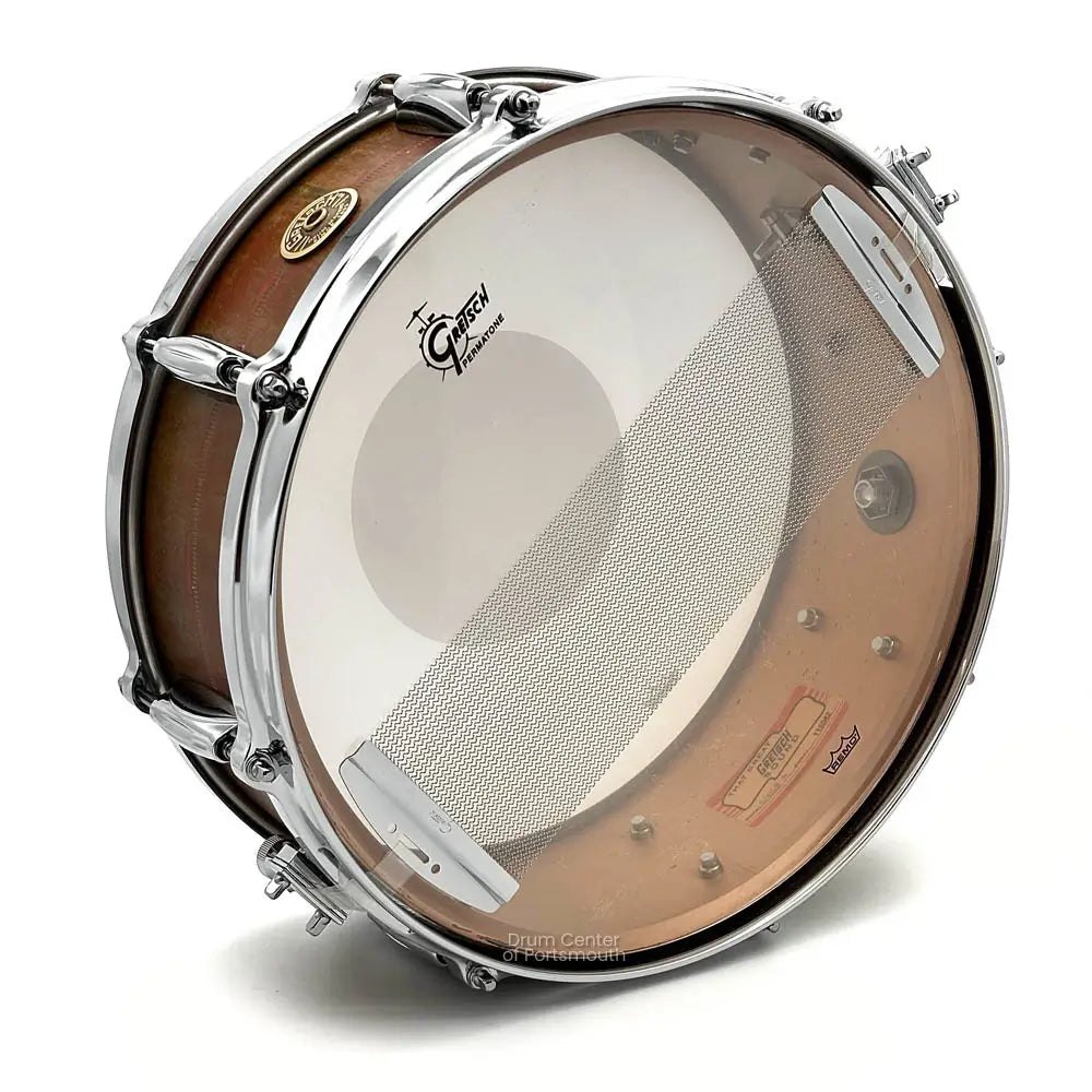 Gretsch USA Bronze Snare Drum 14x5 Aged Patina - Drum Center Of Portsmouth