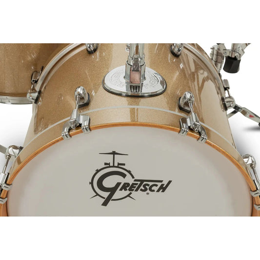 Gretsch Catalina Club CC2 3pc Drum Set 18/12/14 Sahara Sparkle - Drum Center Of Portsmouth
