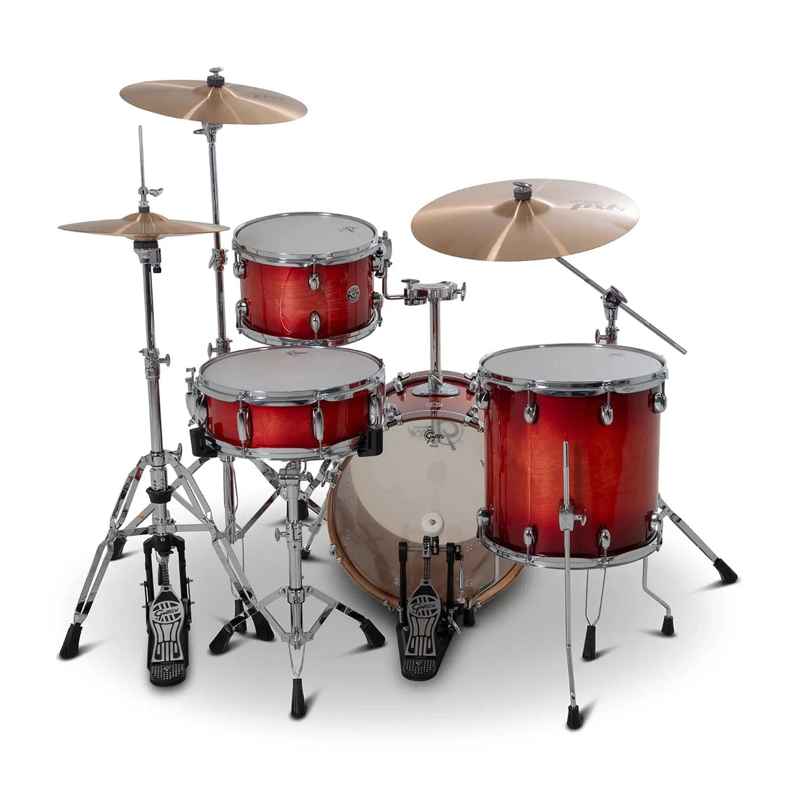 Gretsch Catalina Club CC2 4pc Drum Set 18/12/14/14 Gloss Crimson Burst - Drum Center Of Portsmouth