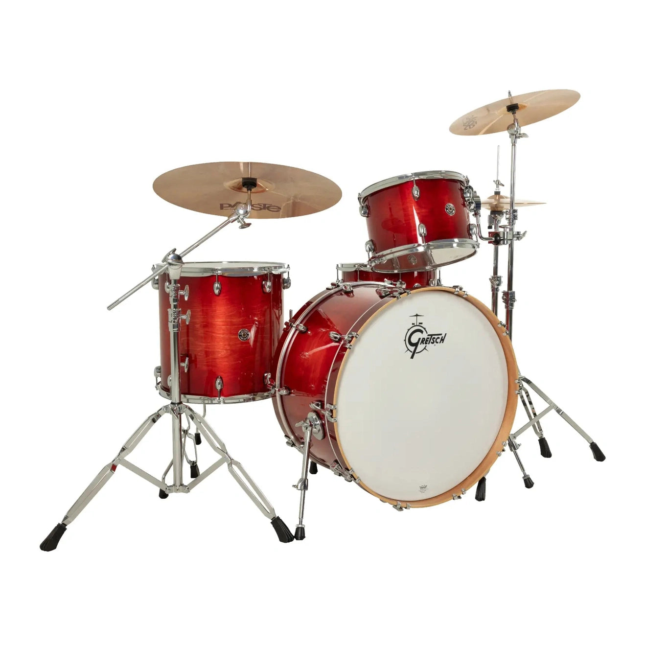 Gretsch Catalina Club CC2 3pc Drum Set 24/13/16 Gloss Crimson Burst - Drum Center Of Portsmouth