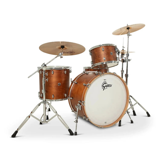 Gretsch Catalina Club CC2 4pc Drum Set 24/13/16/14 Satin Walnut Glaze - Drum Center Of Portsmouth