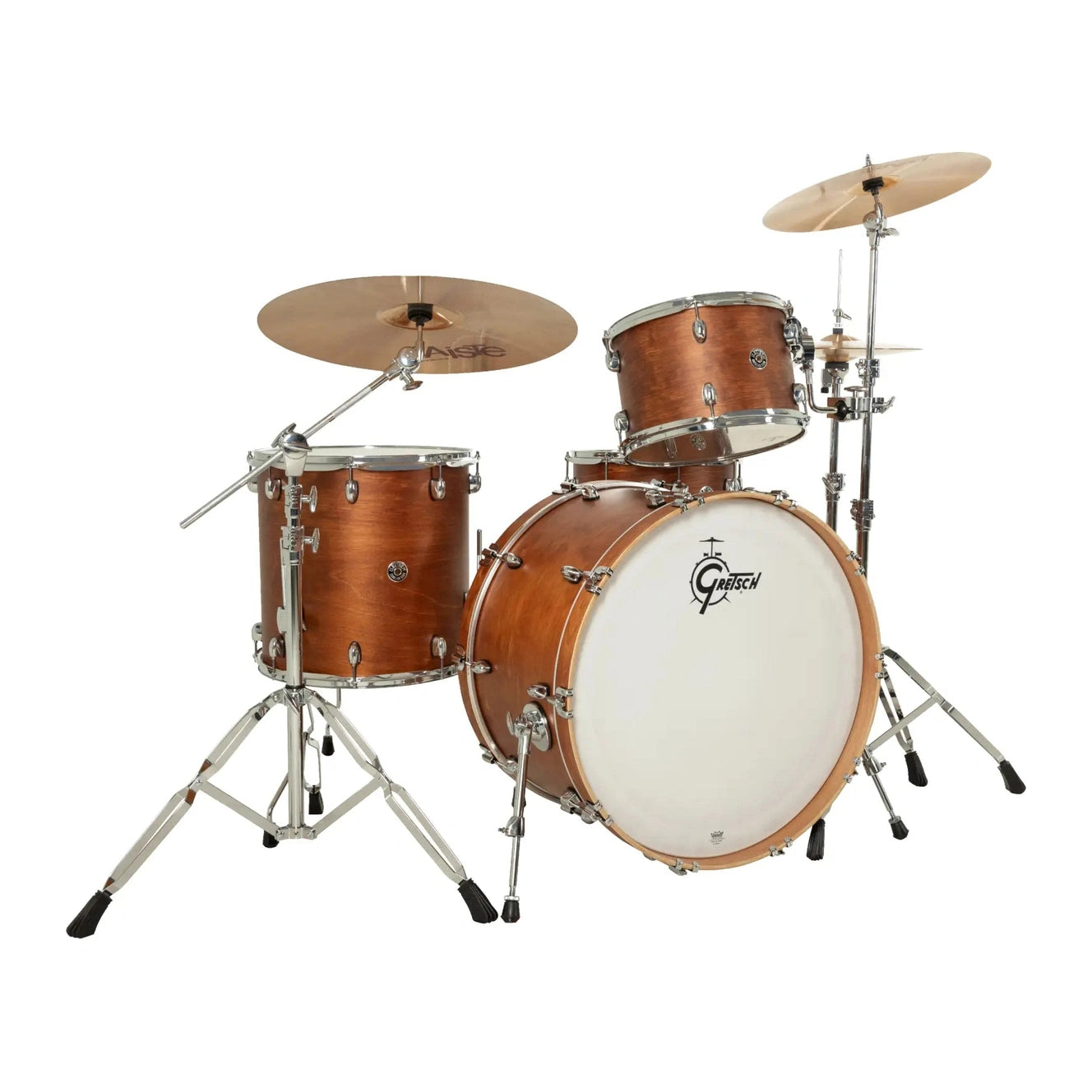 Gretsch Catalina Club CC2 4pc Drum Set 24/13/16/14 Satin Walnut Glaze - Drum Center Of Portsmouth