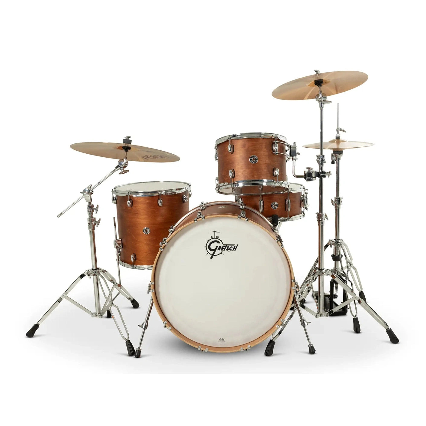 Gretsch Catalina Club CC2 4pc Drum Set 24/13/16/14 Satin Walnut Glaze - Drum Center Of Portsmouth
