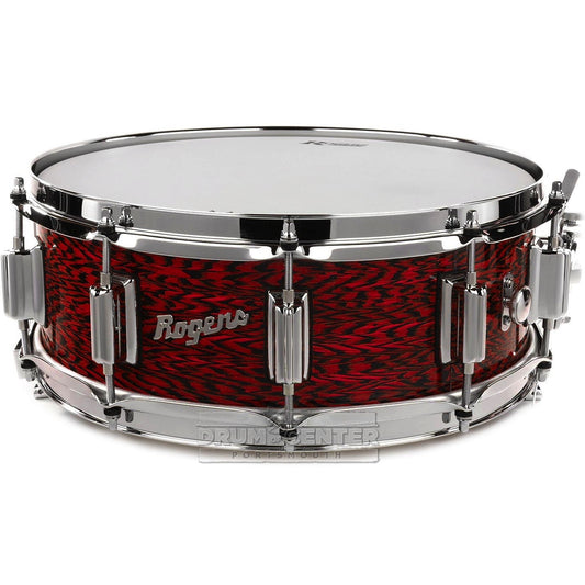 Rogers Dyna-sonic 14x5 Wood Shell Snare Drum Red Onyx w/Beavertail Lugs