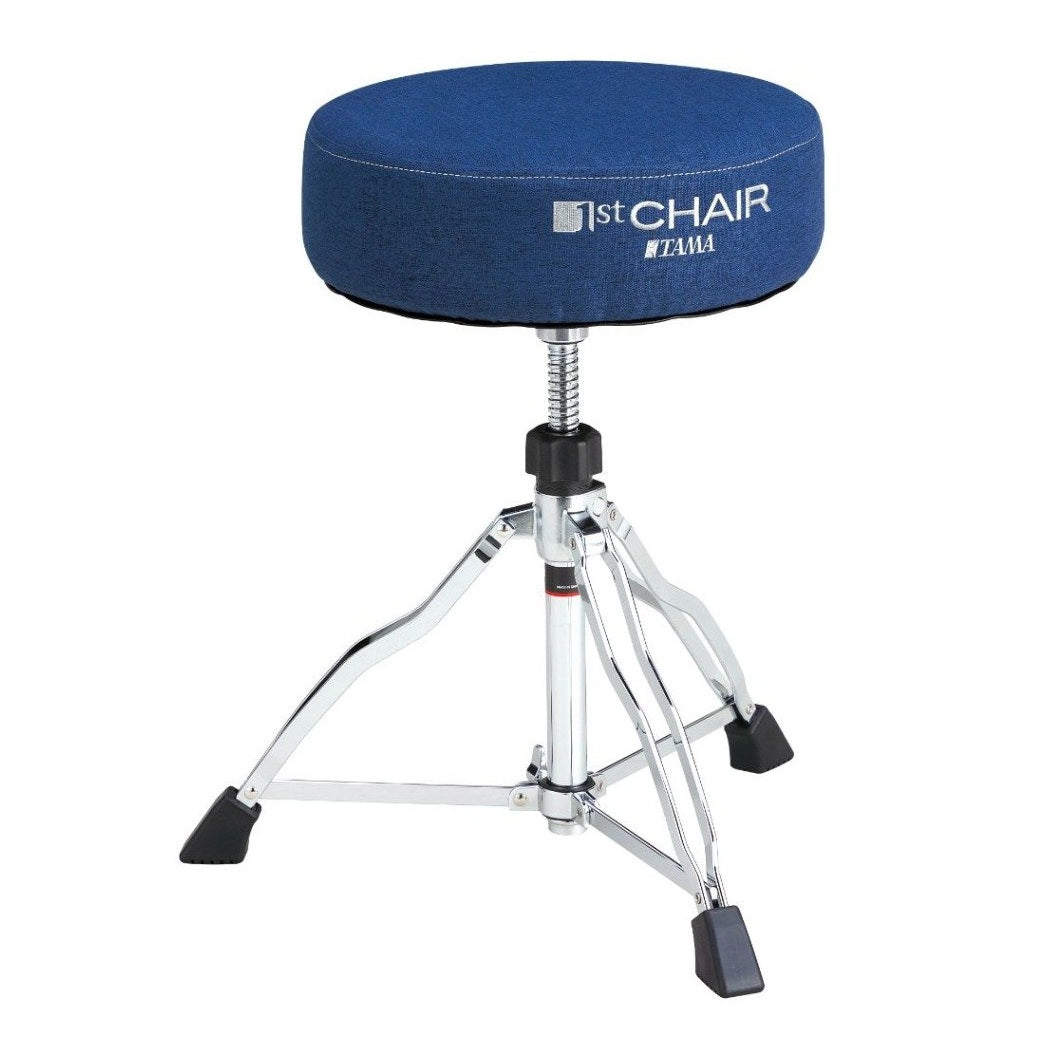 Tama HT430NBF 1st Chair Round Rider Drum Throne w/Navy Blue Vibrant Fabric Seat