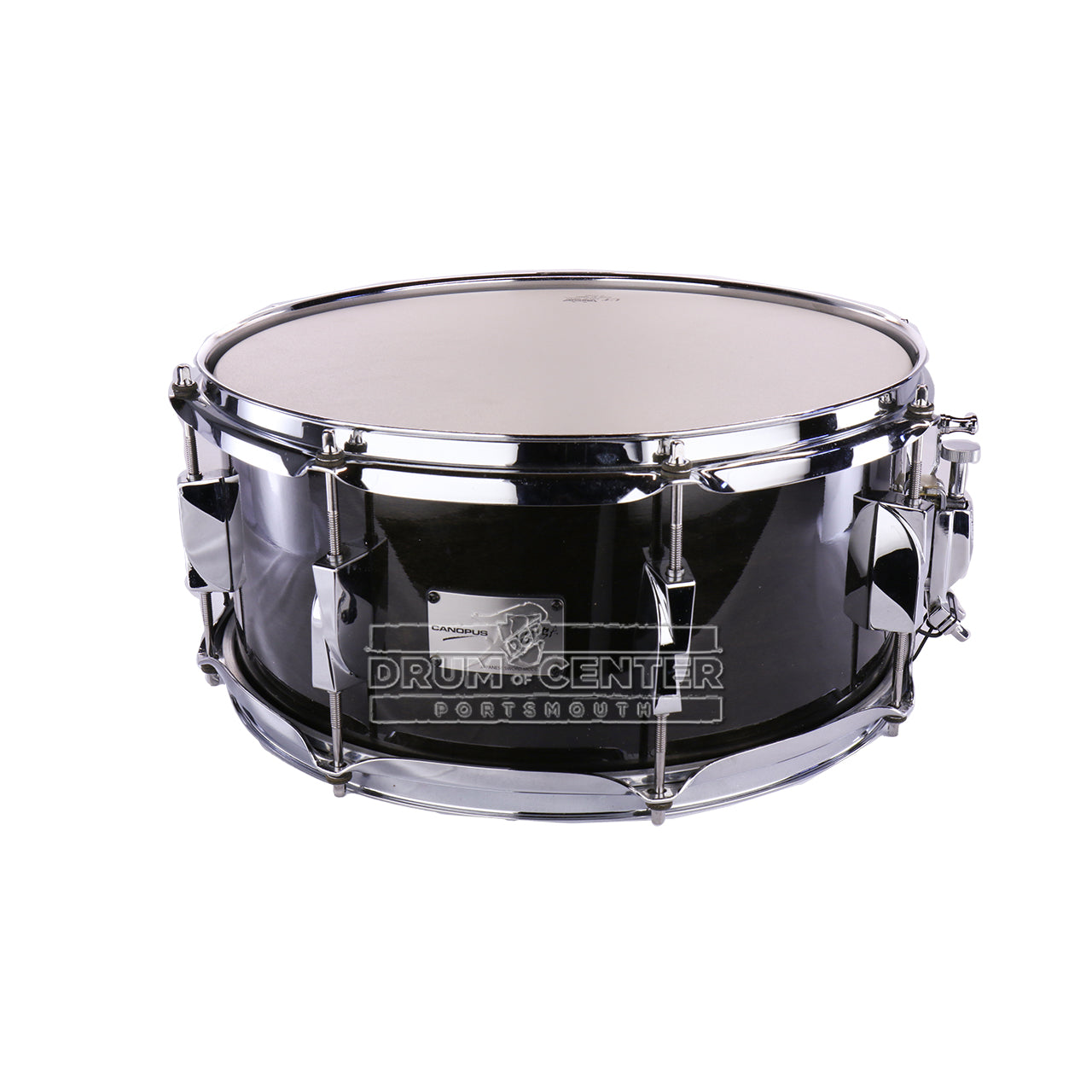 Canopus Yaiba Birch Snare Drum 14x6.5 Ebony Lacquer