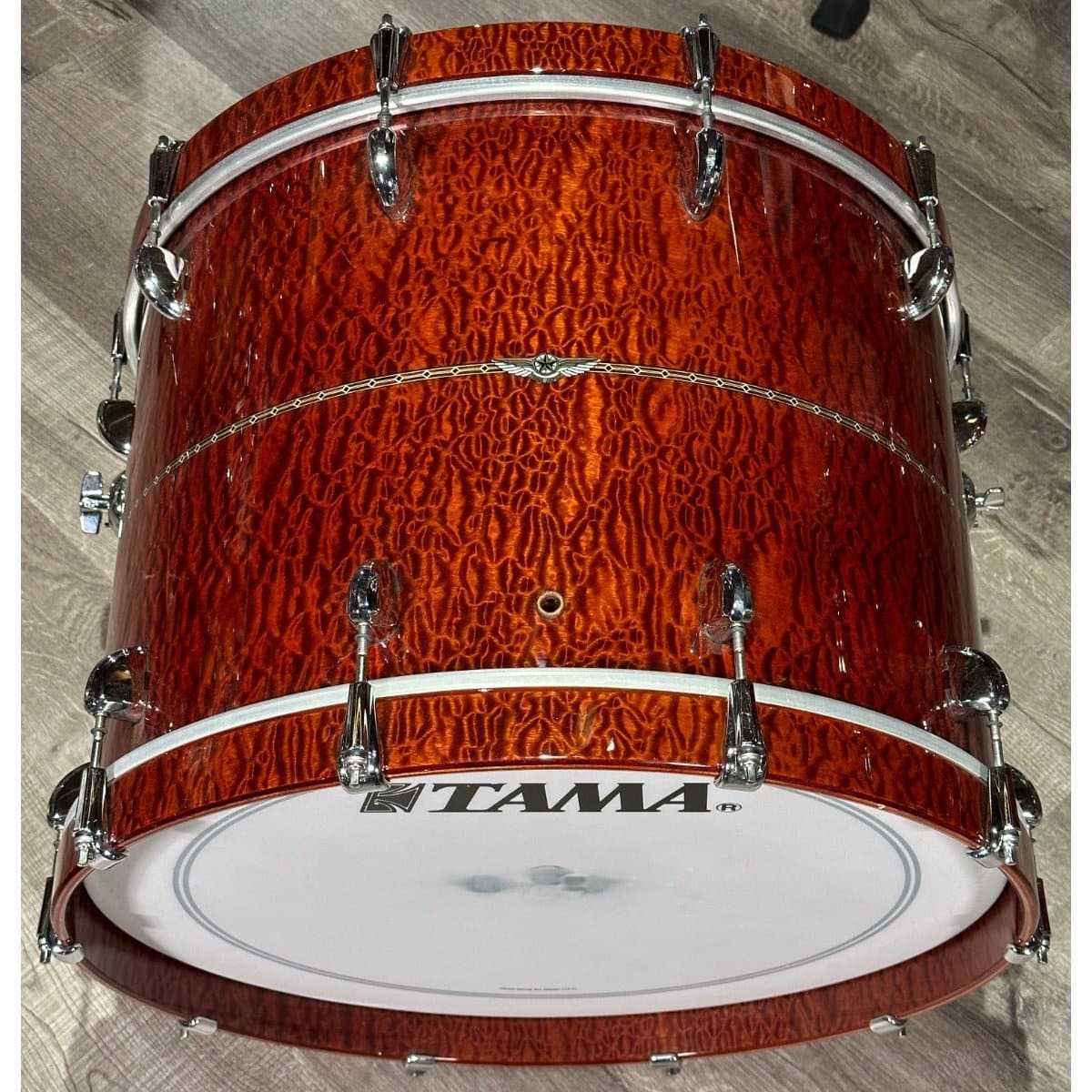 Tama Star Mahogany 5pc Drum Set Quilted Natural Waterfall Sapele