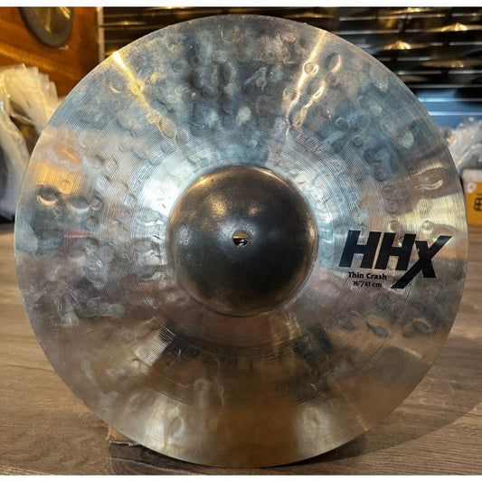 Used Sabian HHX Thin Crash Cymbal 16" Brilliant