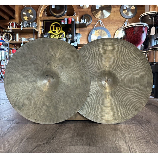Used Vintage K Istanbul Zildjian Zildjian Hi Hat Cymbals 15 - 951/987 grams