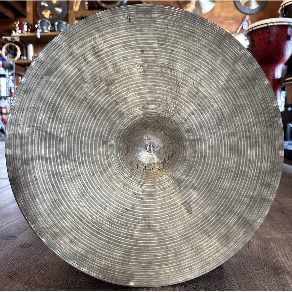 Used Vintage K Istanbul Zildjian Zildjian Hi Hat Cymbals 15 - 951/987 grams