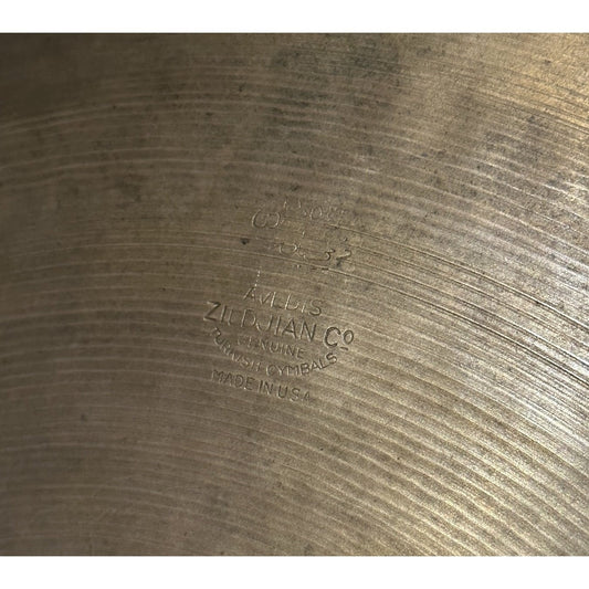 Used Vintage Zildjian Transition Stamp A A Hi Hat Cymbals 14 - 689/709 grams