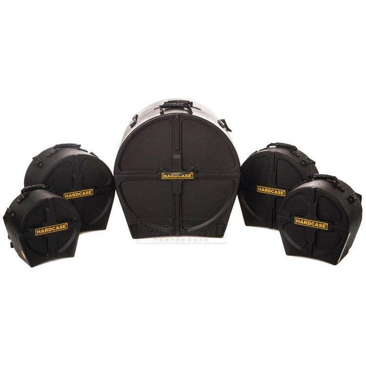 Hardcase HROCKFUS 5pc Drum Case Set