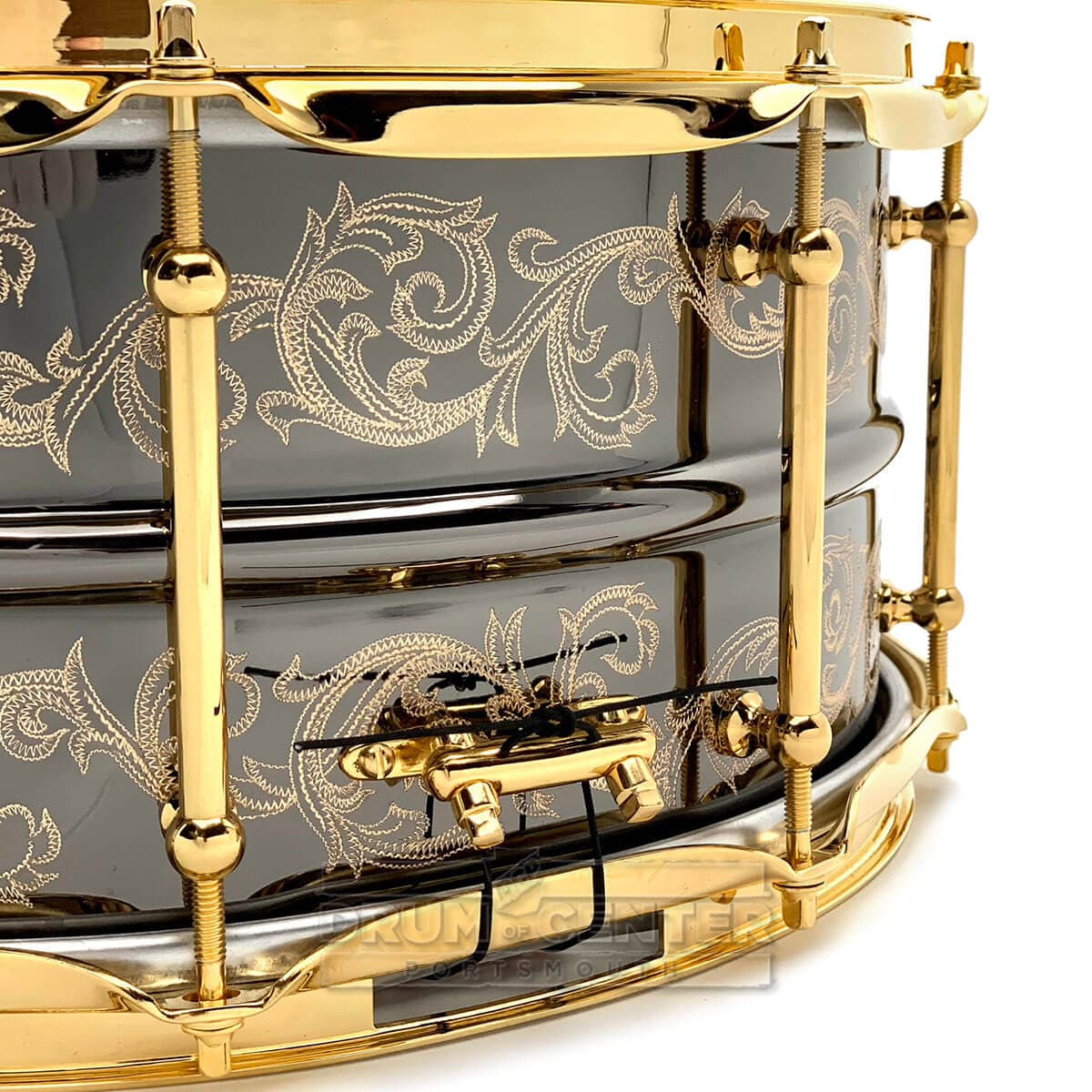 Joyful Noise Scrolled Elite Snare Drum 14x6.5