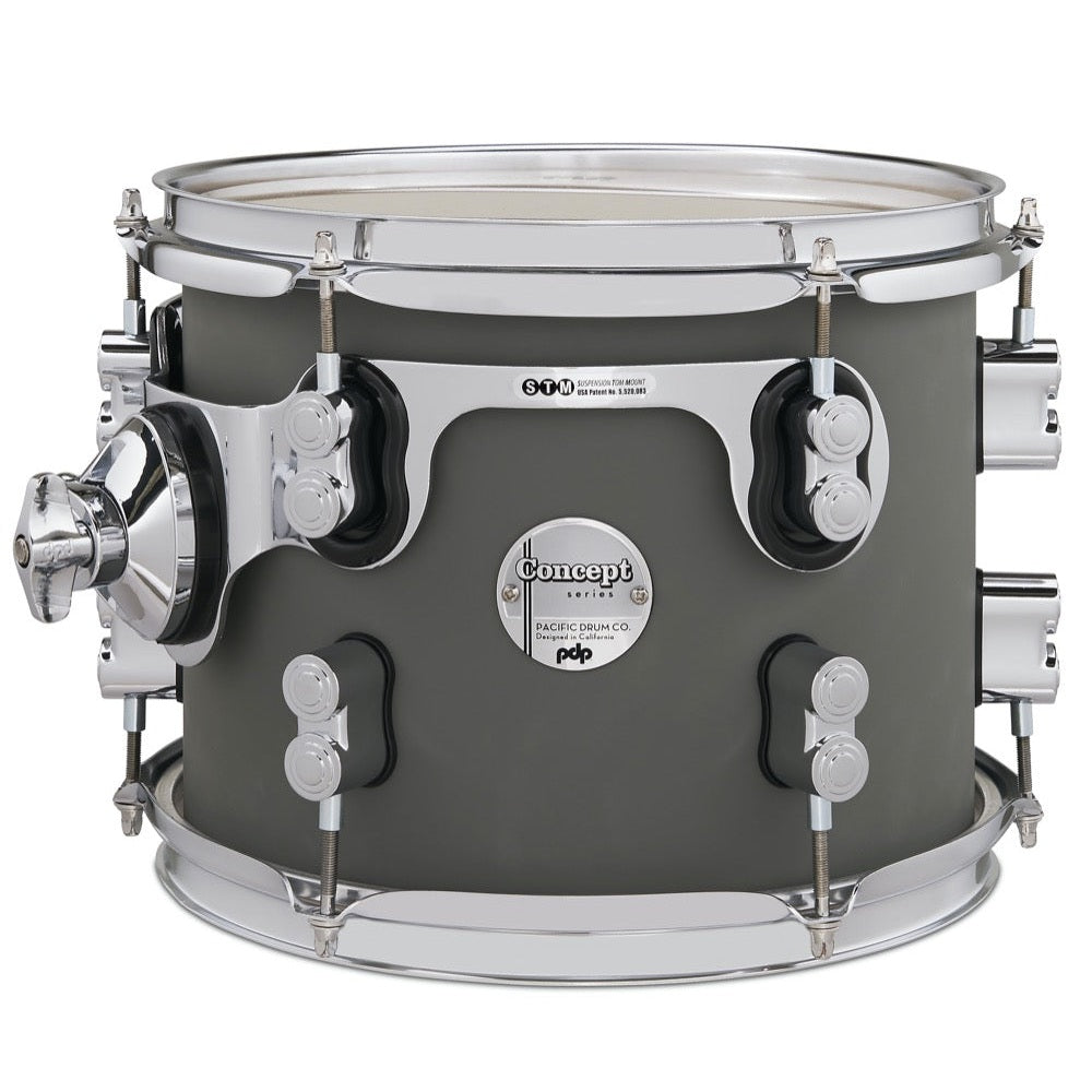 PDP Concept Maple Tom 10x8 Satin Pewter