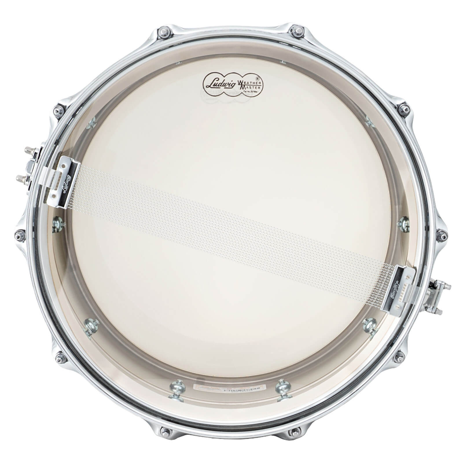 Ludwig LB402BT Supraphonic Chrome Over Brass Snare Drum 14x6.5 w/Tube Lugs