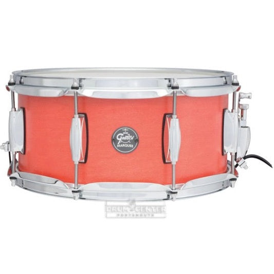 Gretsch Marquee Snare Drum 14x6.5 Satin Red Coral Liquidation Deal!